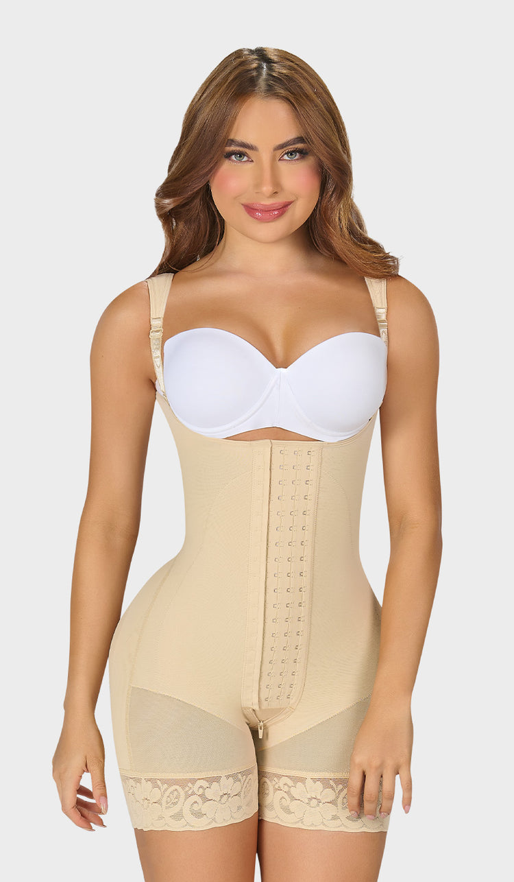 F-00463 - Faja corta con refuerzo abdominal.