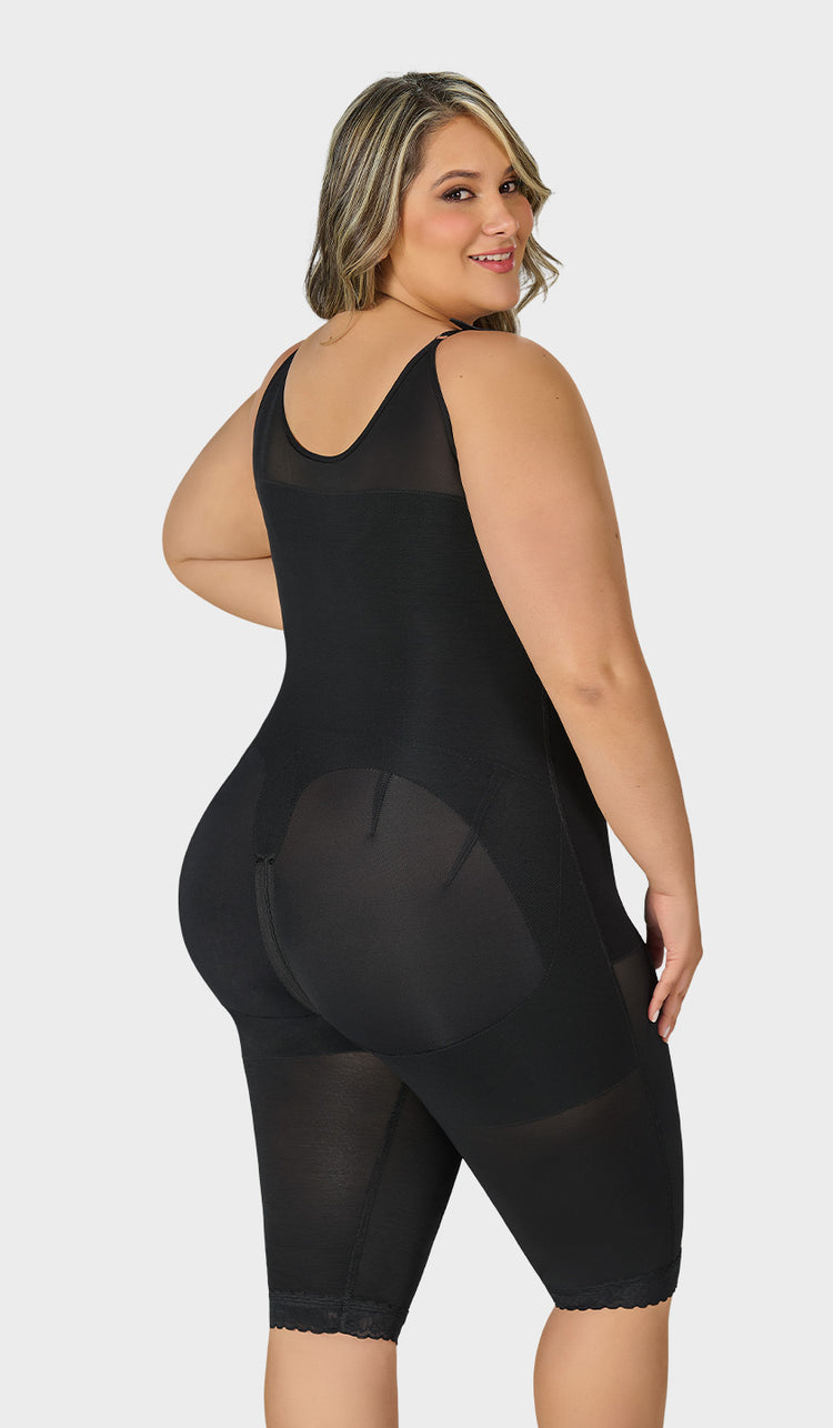Faja larga con refuerzo abdominal Ref. F0078