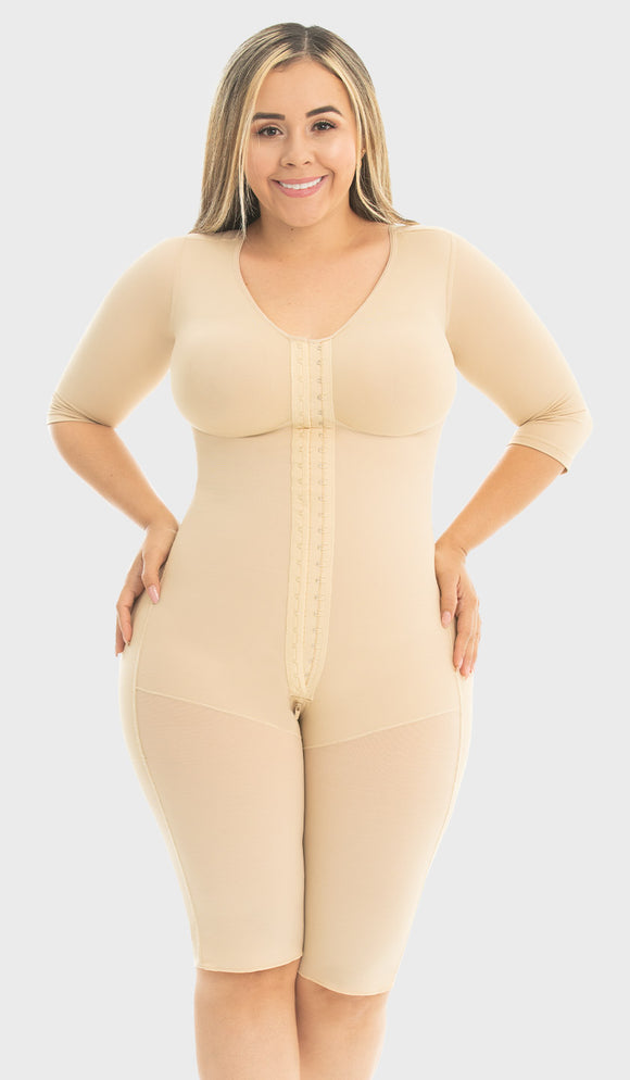 Faja larga con brasier y mangas Basic Line - Ref. F01271 (8202985636070)