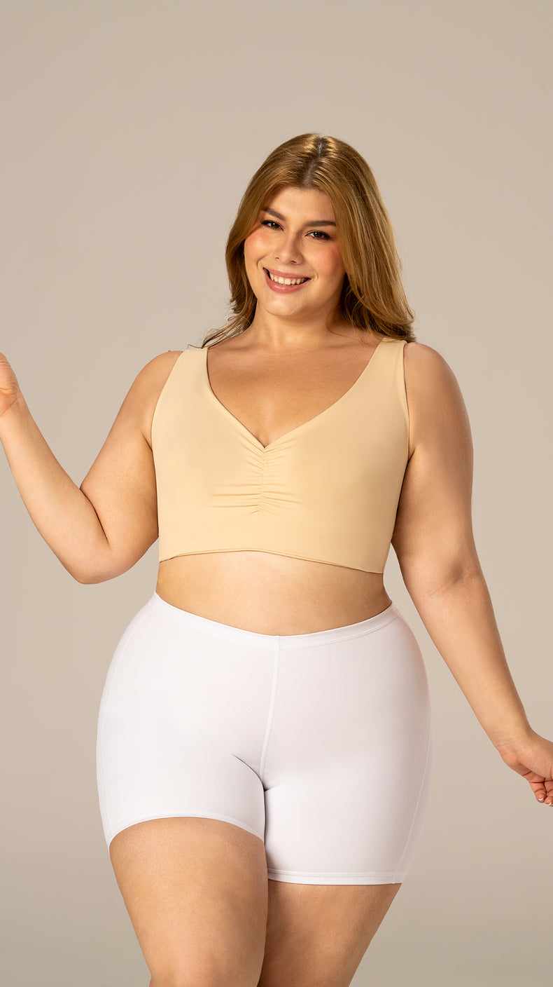 B-06006 Top de realce (Beige)