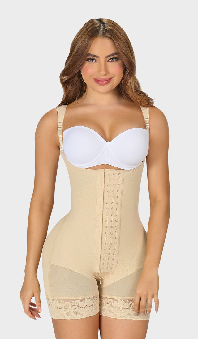 F-00463 - Faja corta con refuerzo abdominal.
