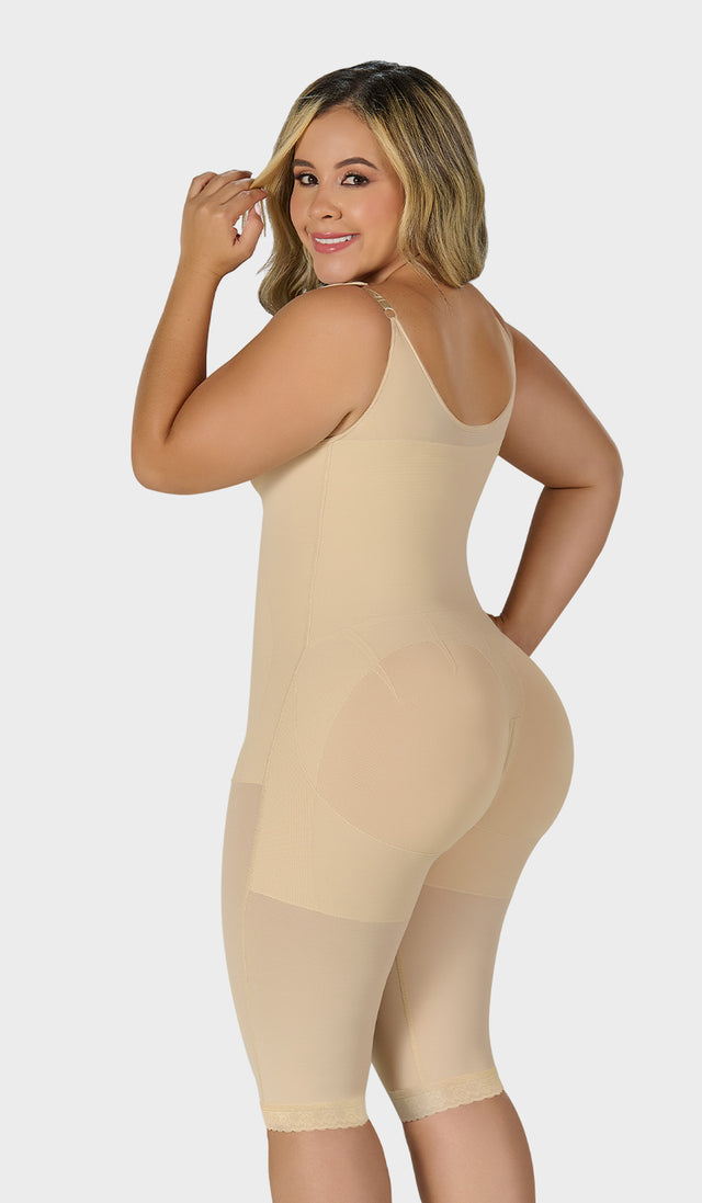 Faja larga con refuerzo abdominal Ref. F0078