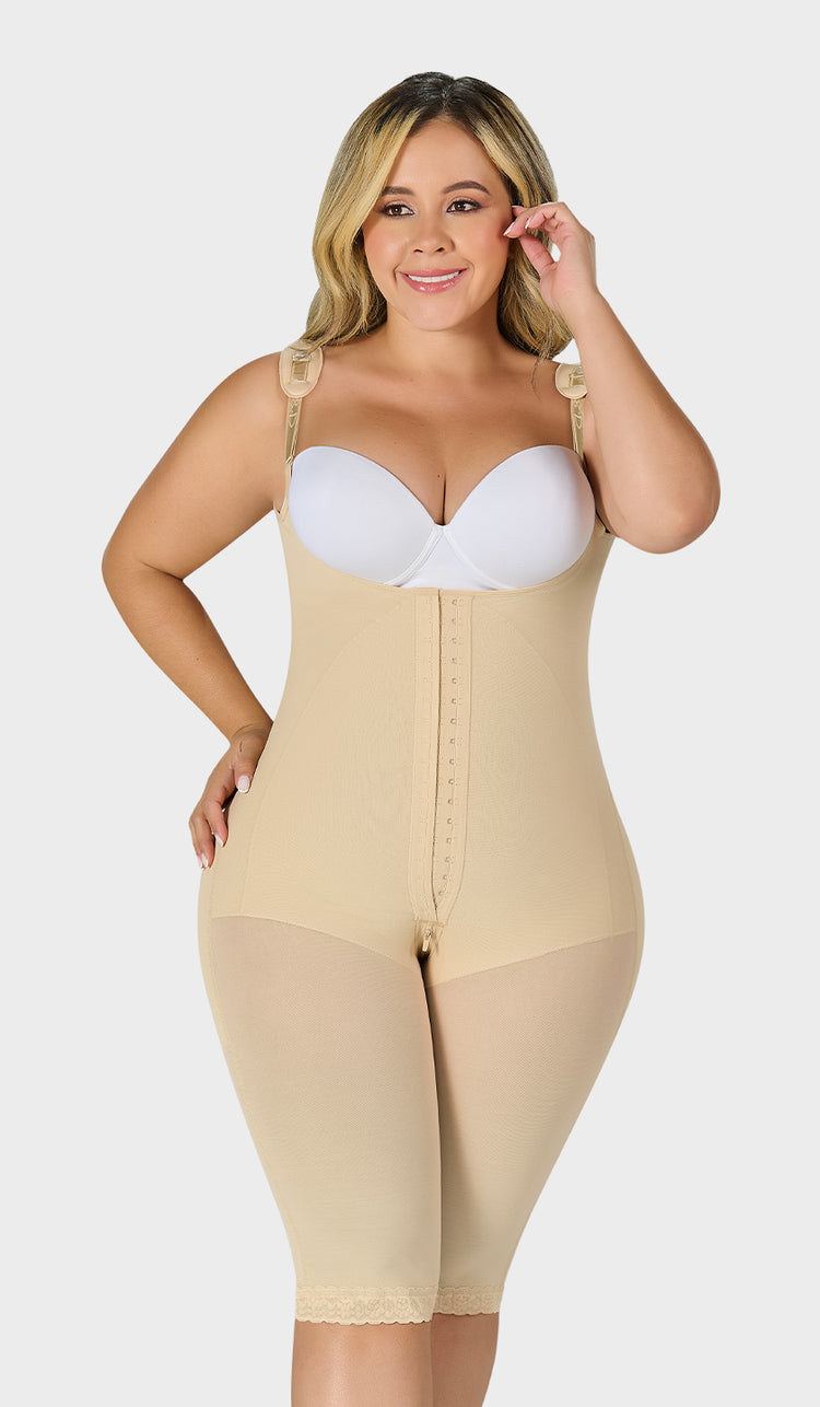 Faja larga con refuerzo abdominal Ref. F0078