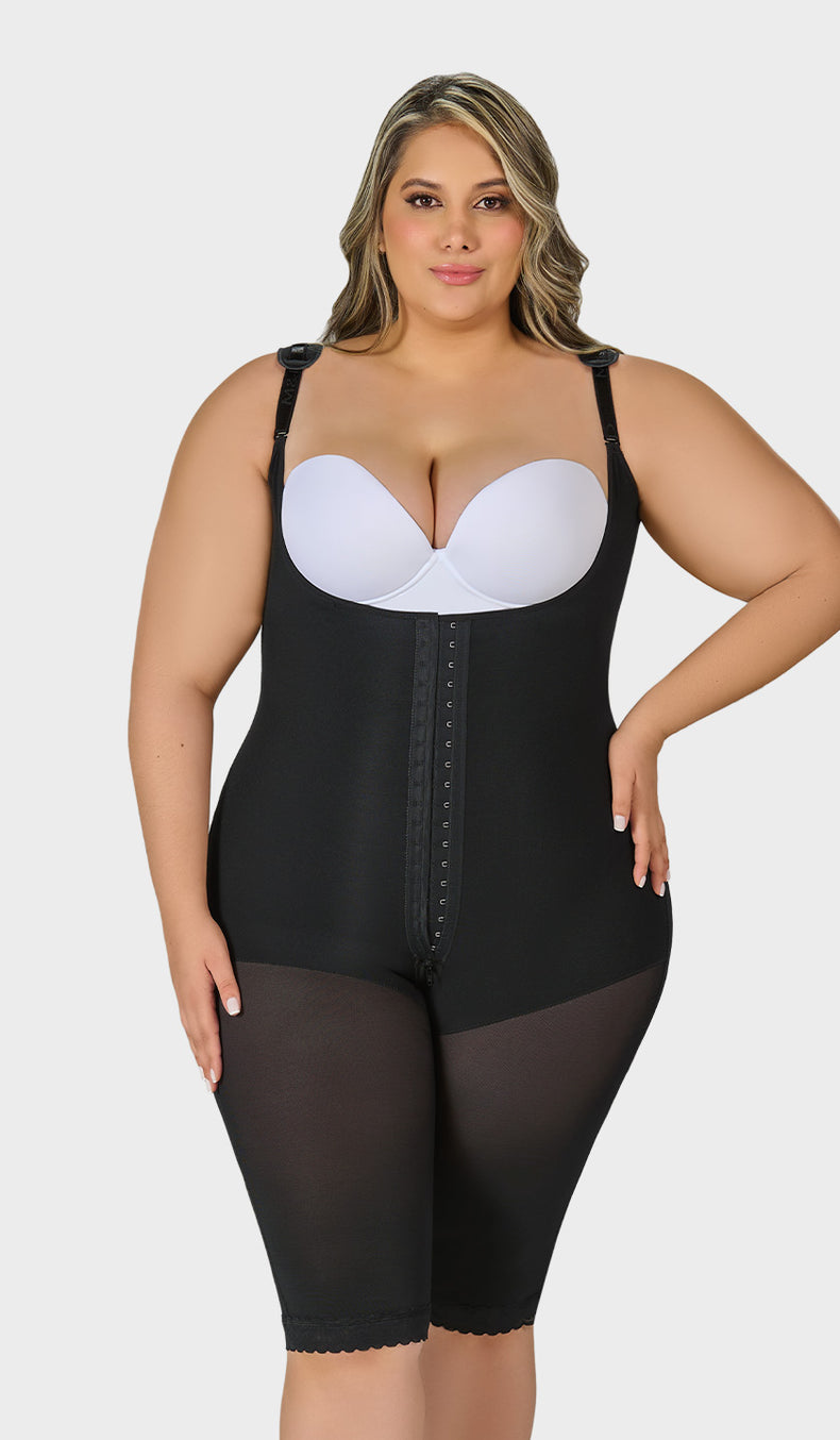 Faja larga con refuerzo abdominal Ref. F0078