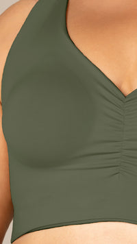 B-06006 Top de realce (Verde oliva)
