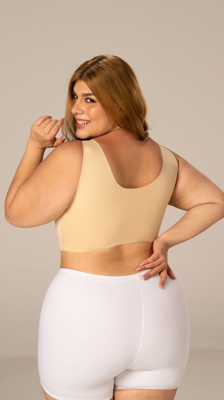 B-06006 Top de realce (Beige)