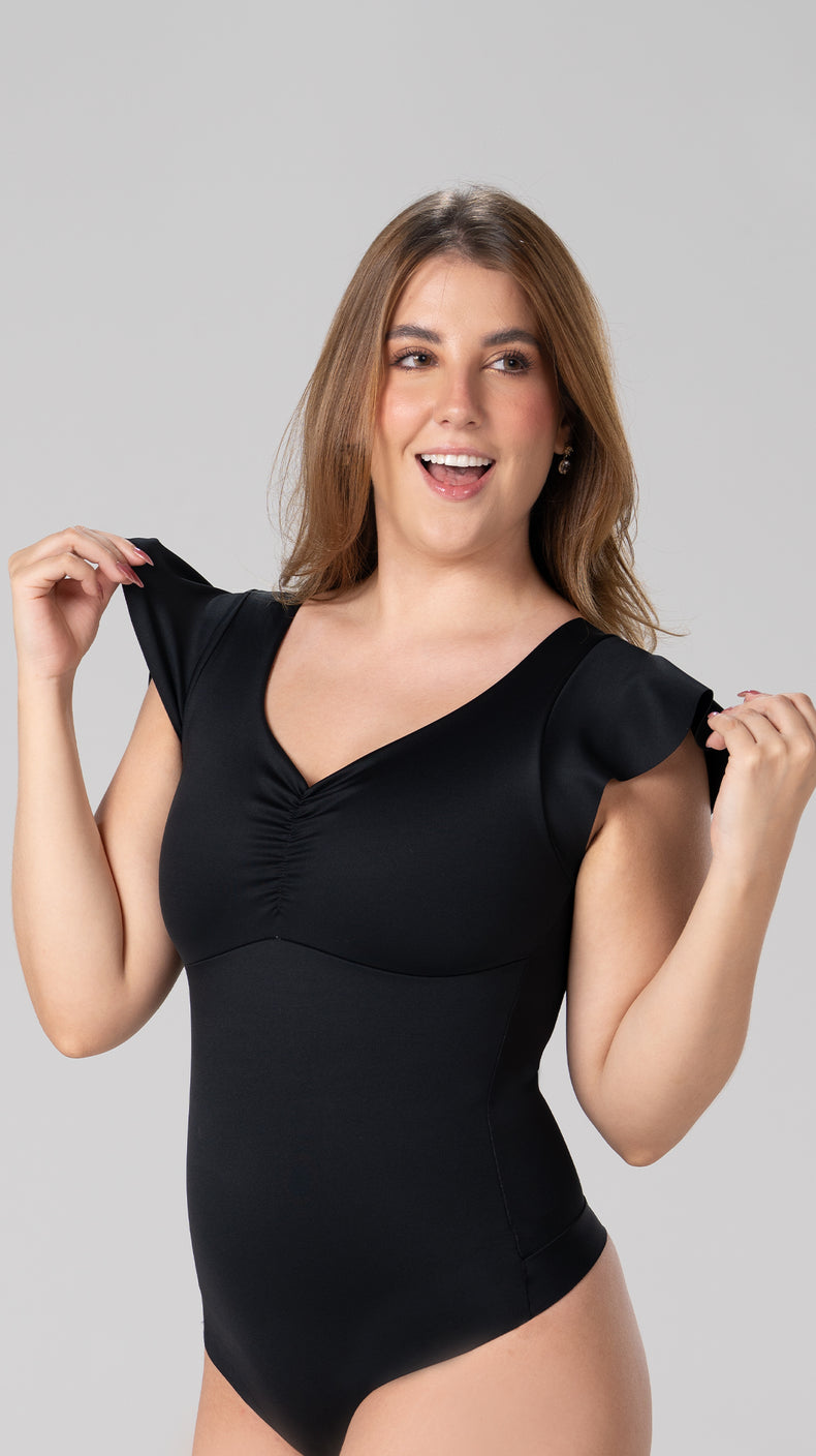 BD-06014 Body manga campana (Negro)