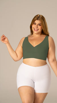 B-06006 Top de realce (Verde oliva)