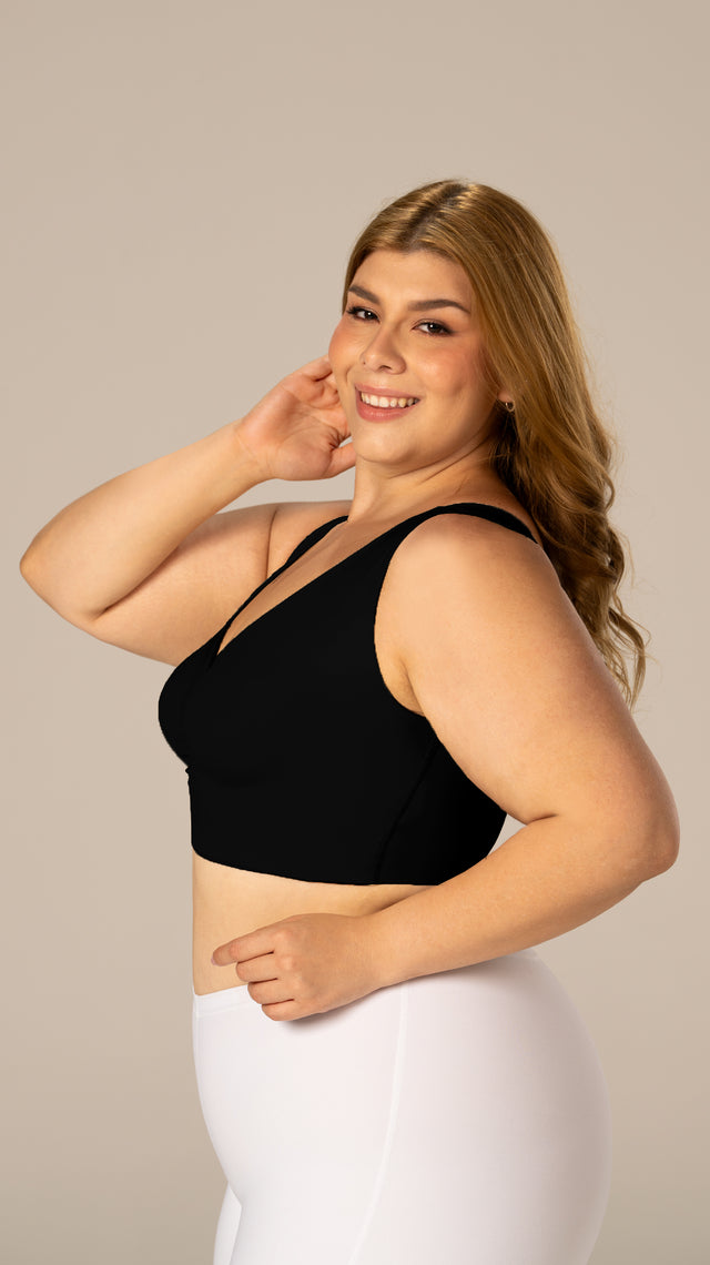 B-06006 Top de realce (Negro)
