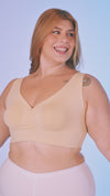 B-06006 Top de realce (Beige)