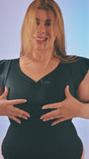 BD-06014 Body manga campana (Negro)